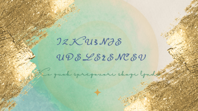 Izkušnje udeležencev